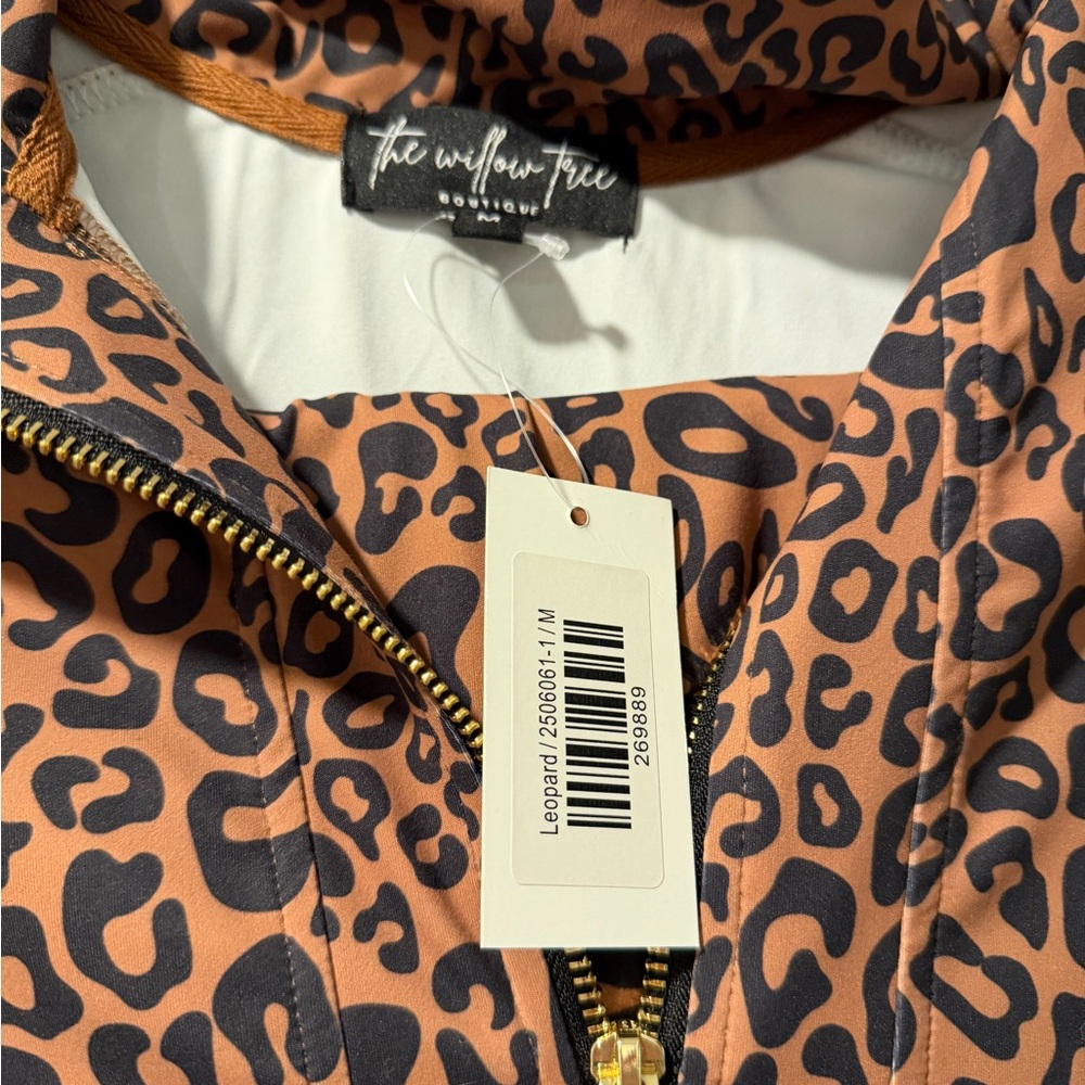 Willow Tree Leopard Print Jacket and matching pants